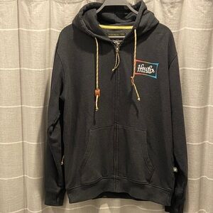 Howler Brothers Charcoal Hoodie with Logo Patch